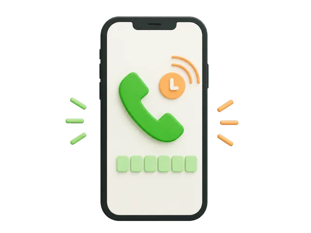 Ilustrasi smartphone menerima kode OTP lewat Missed Call
